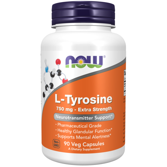 Now Foods L-Tyrosine 750mg 90vcaps