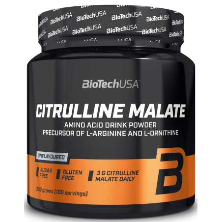 Biotech Citrulline Malate 300gr Unflavoured | MuscleBody.gr