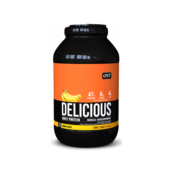 QNT Delicious Whey Protein 2.2kg | MuscleBody.gr