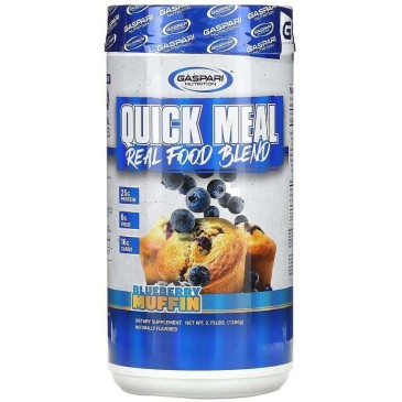 Gaspari Nutrition Quick Meal Real Food Blend 1250gr | MuscleBody.gr