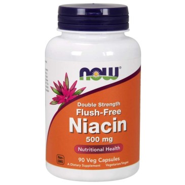 Now Foods Niacin Flush-Free  500mg 90vcaps | 20.90€ | MuscleBody.gr