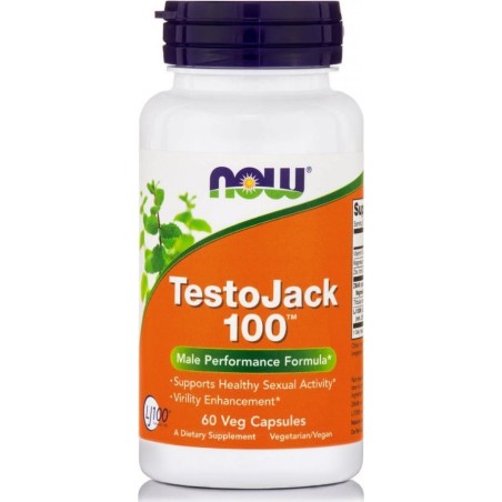 Now Foods TestoJack 100  60vcaps | Musclebody.gr