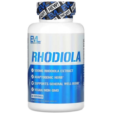 EVL Nutrition Rhodiola 500mg 30vcaps | MuscleBody.gr