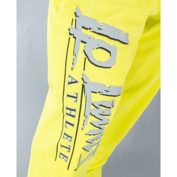 Body Pants LpLimits Stonewashed Jersey Pique Yellow | Musclebody.gr