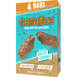 Grenade Protein Bar 4 x 60gr Salted Caramel | MuscleBody.gr