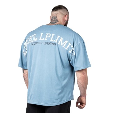 Rag Top XXXXL LP Limits Jersey Pique Blue | MuscleBody.gr