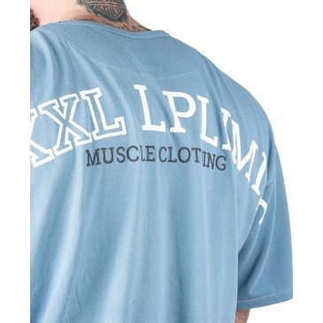 Rag Top XXXXL LP Limits Jersey Pique Blue | MuscleBody.gr